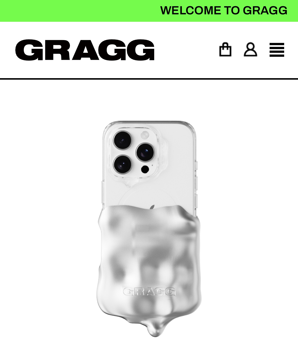 아이폰 GRAGG 프리미엄 메탈 케이스 실물 사진