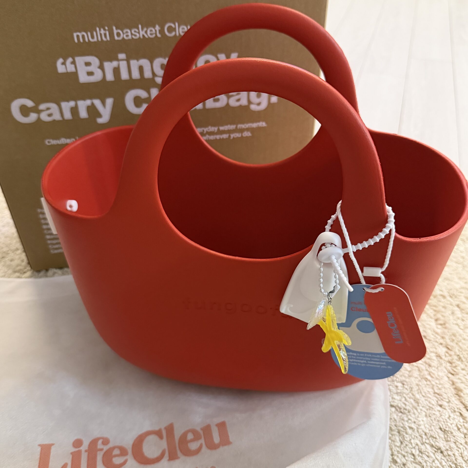 Lifecleu 라이프클루 클루백 Passion Red 직접 촬영